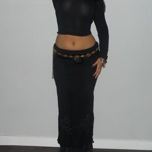 Vintage black maxi skirt🖤